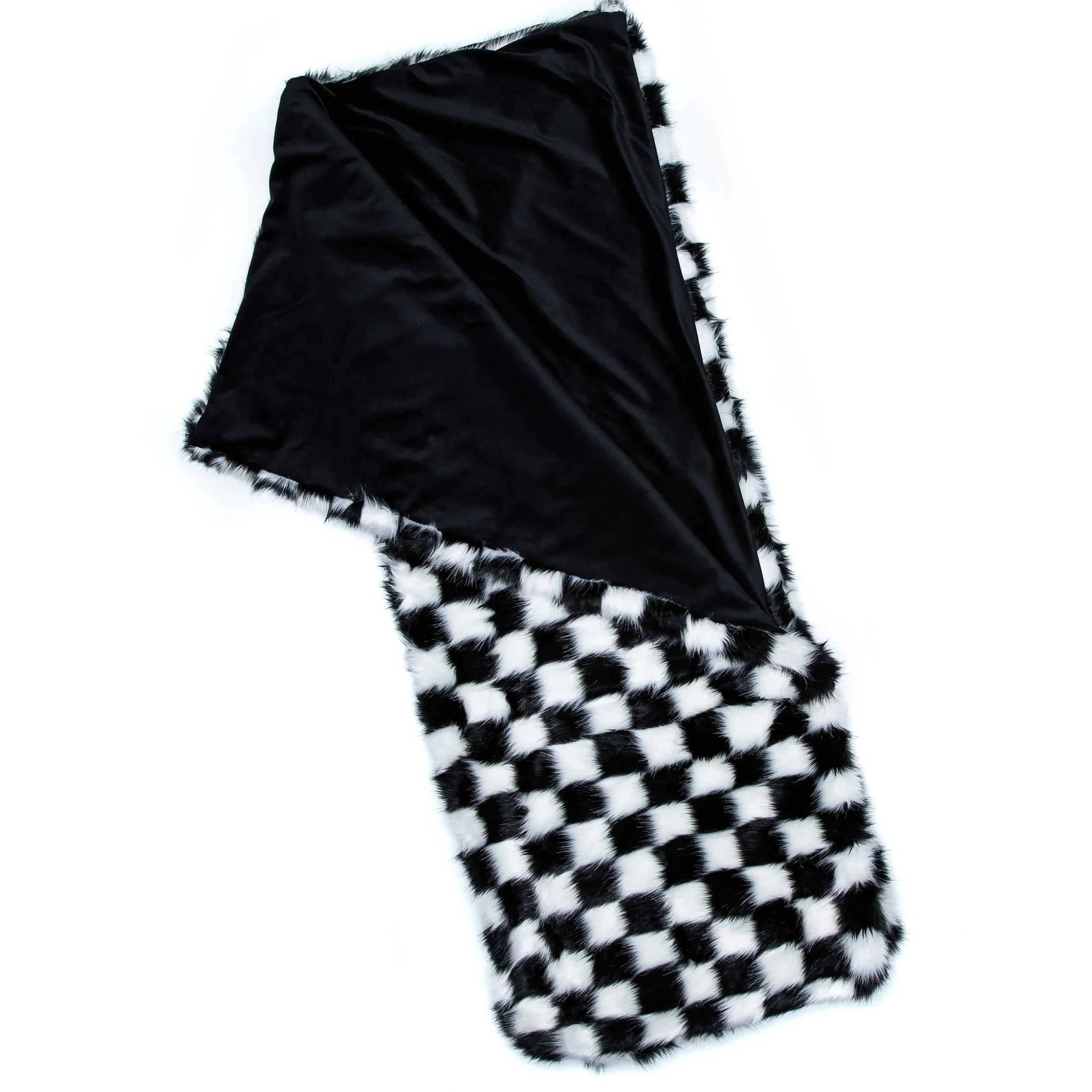 Fab Fur Check Throw