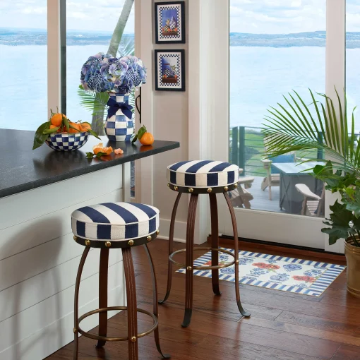 Flatiron Counter Stool - Navy