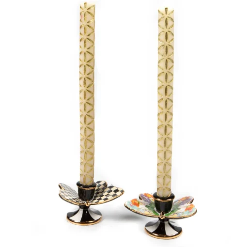 Flower Market Butterfly Candle Holders - Set Of 2