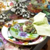 Flower Market Charger/Plate - White