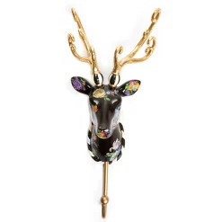 Flower Market Deer Hook - Black