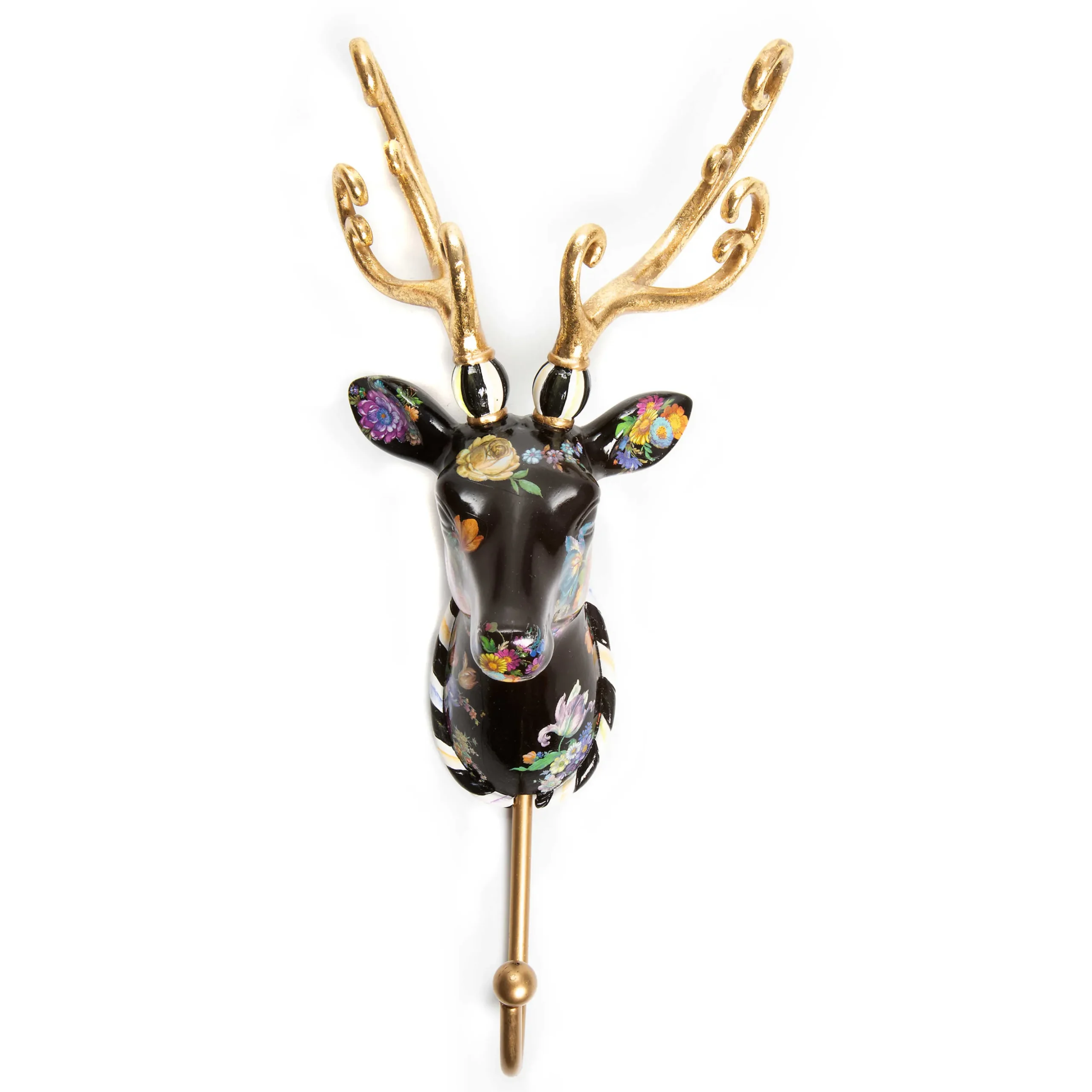 Flower Market Deer Hook - Black