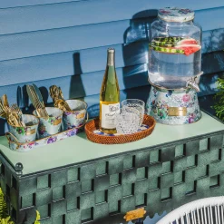 Flower Market Galvanized Beverage Dispenser