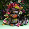 Flower Market Medium Everyday Bowl - Black