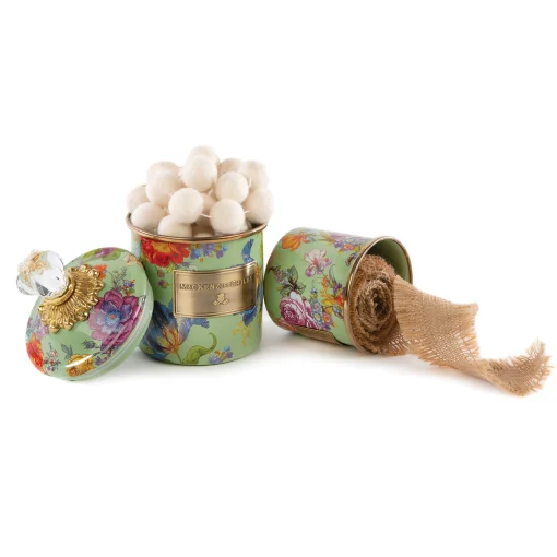 Flower Market Mini Canister - Green