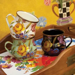 Flower Market Mug - White