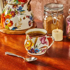 Flower Market Mug - White