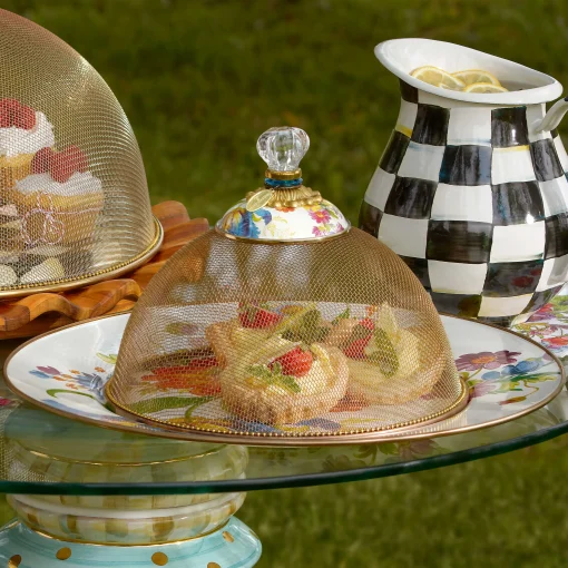 Flower Market Serving Platter - White