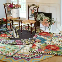 Flower Market Trellis Rug - Ivory - 3' X 5'