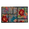 Flower Market Trellis Rug - Black - 3' X 5'