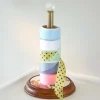 Flower Market Wood Paper Towel Holder - White