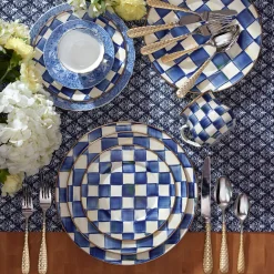 Gold Check Flatware - 5-Piece Place Setting
