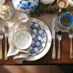 Gold Check Flatware - 5-Piece Place Setting