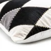Harlequin Pillow - Black & White