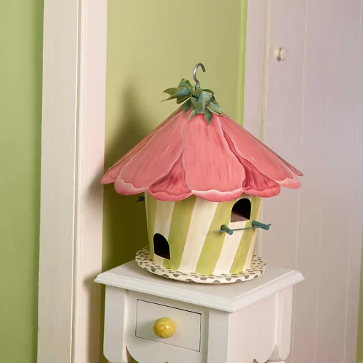 Hollyhock Birdhouse