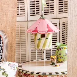 Hollyhock Birdhouse