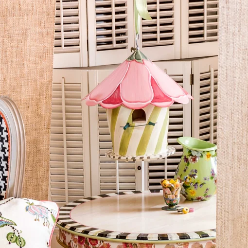 Hollyhock Birdhouse