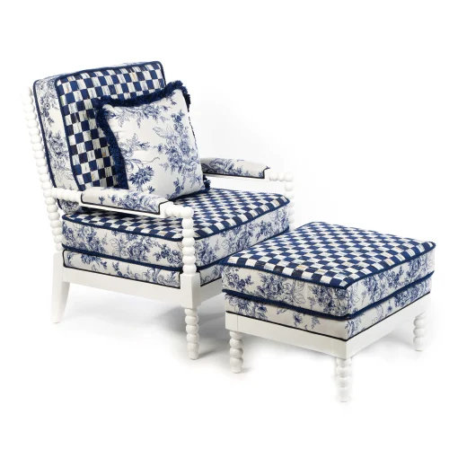 Indigo Villa Outdoor Ottoman
