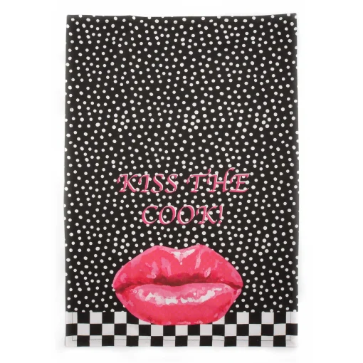 Kiss The Cook Dish Towel