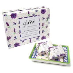 Lavender Fields Bar Soap & Dish Set