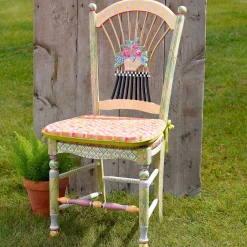 Light Flower Basket Side Chair