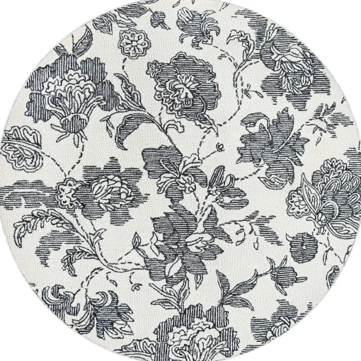 Marquee Floral Rug - 6' Round