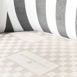 Marquee Loveseat - Chenille Grey Stripe