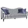 Marquee Sofa - Chenille Navy Stripe