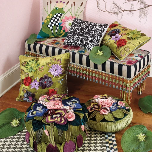 Moonlight Garden Pillow