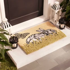 Nesting Bunny Entrance Mat