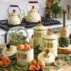Parchment Check Wood Paper Towel Holder
