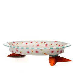 Patience Brewster Carrot Footed Hors D'Oeuvre Plate