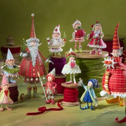 Patience Brewster Dash Away Red Mrs. Santa Figure