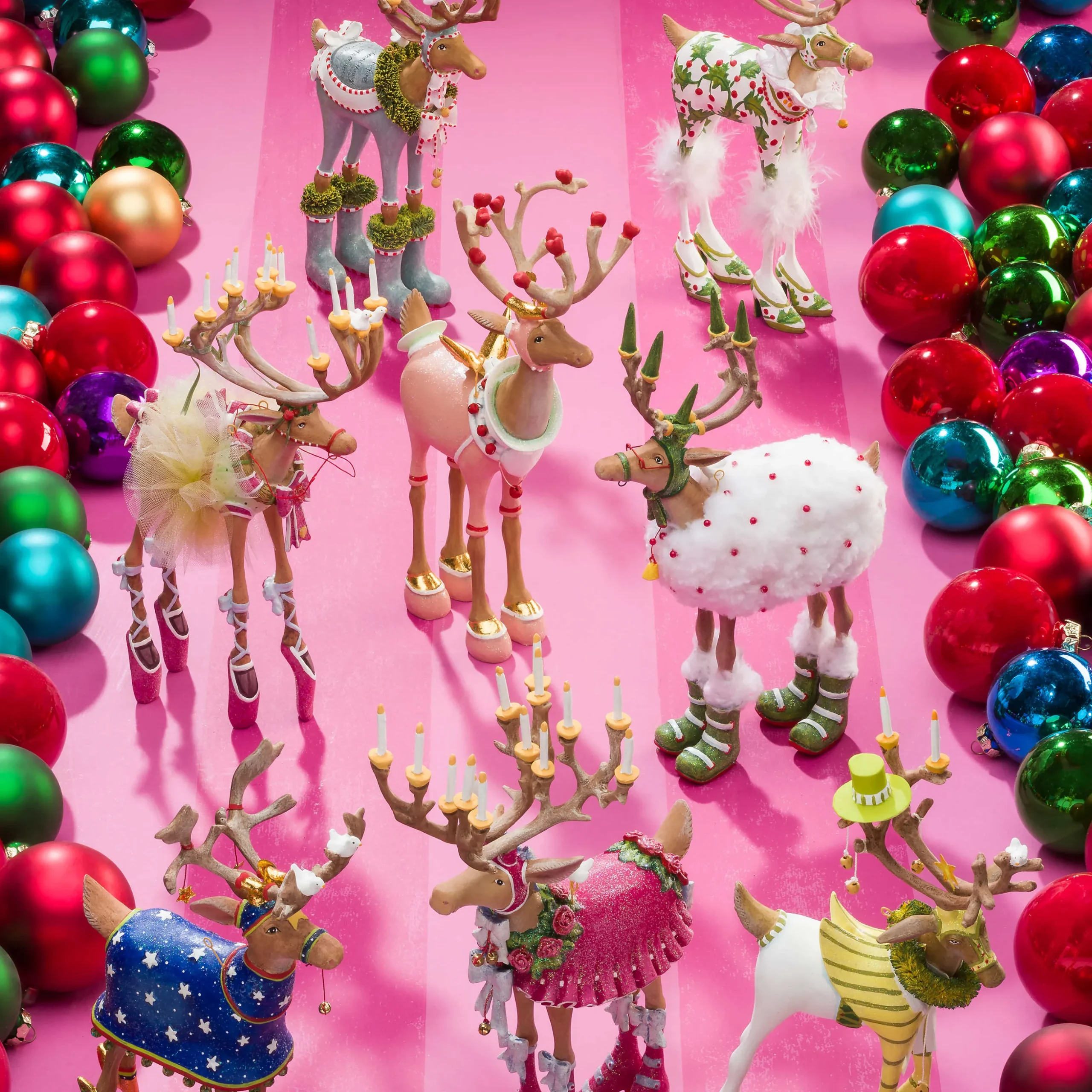 Patience Brewster Dash Away Blitzen Reindeer Figure