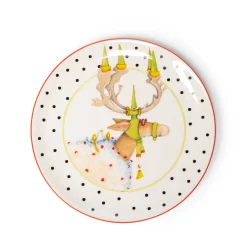 Patience Brewster Dash Away Dessert Plates - Set Of 4