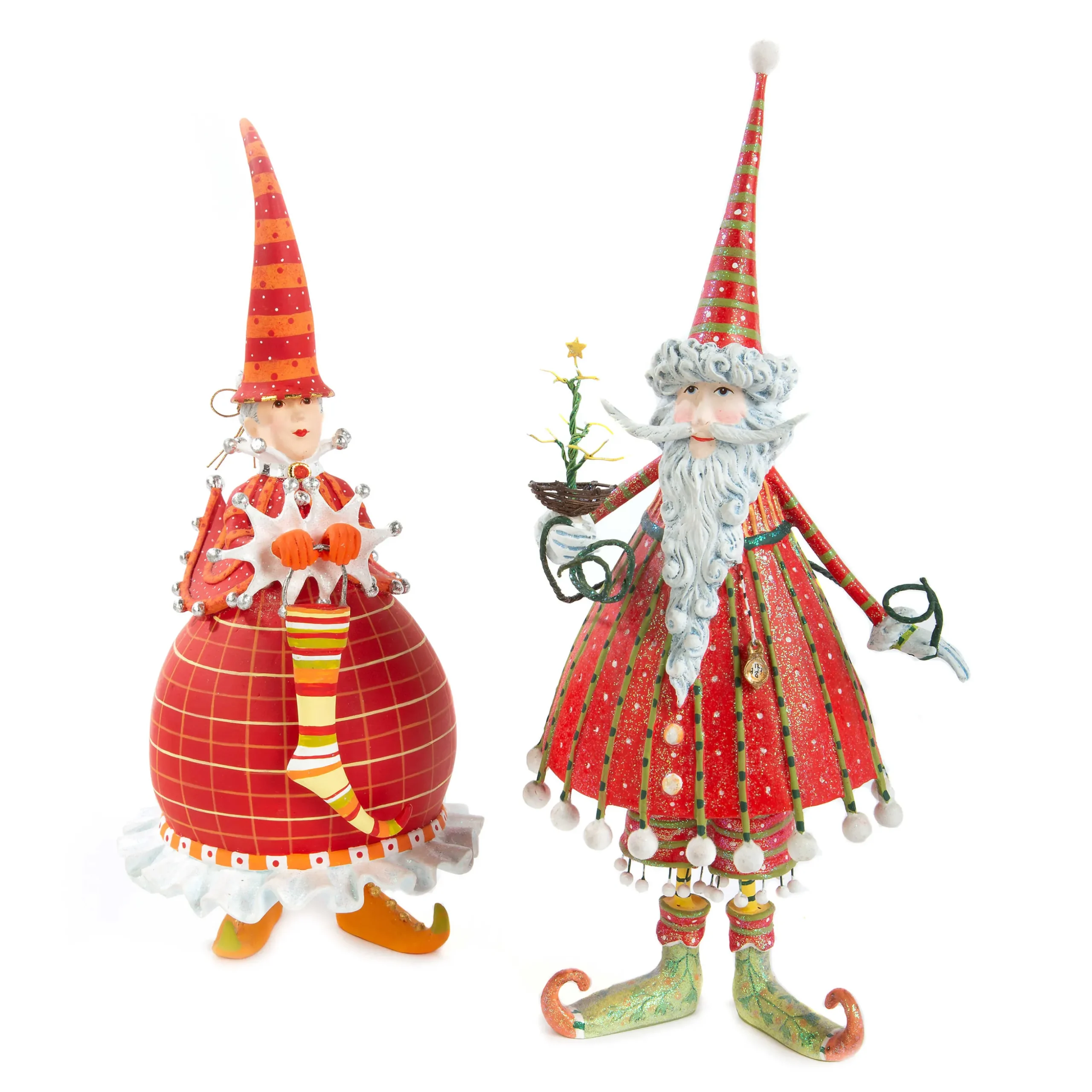 Patience Brewster Dash Away Red Mrs. Santa Figure