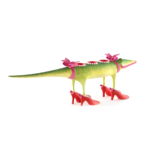 Patience Brewster Gloria Alligator Candle Holder