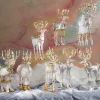 Patience Brewster Moonbeam Cupid Reindeer Figure