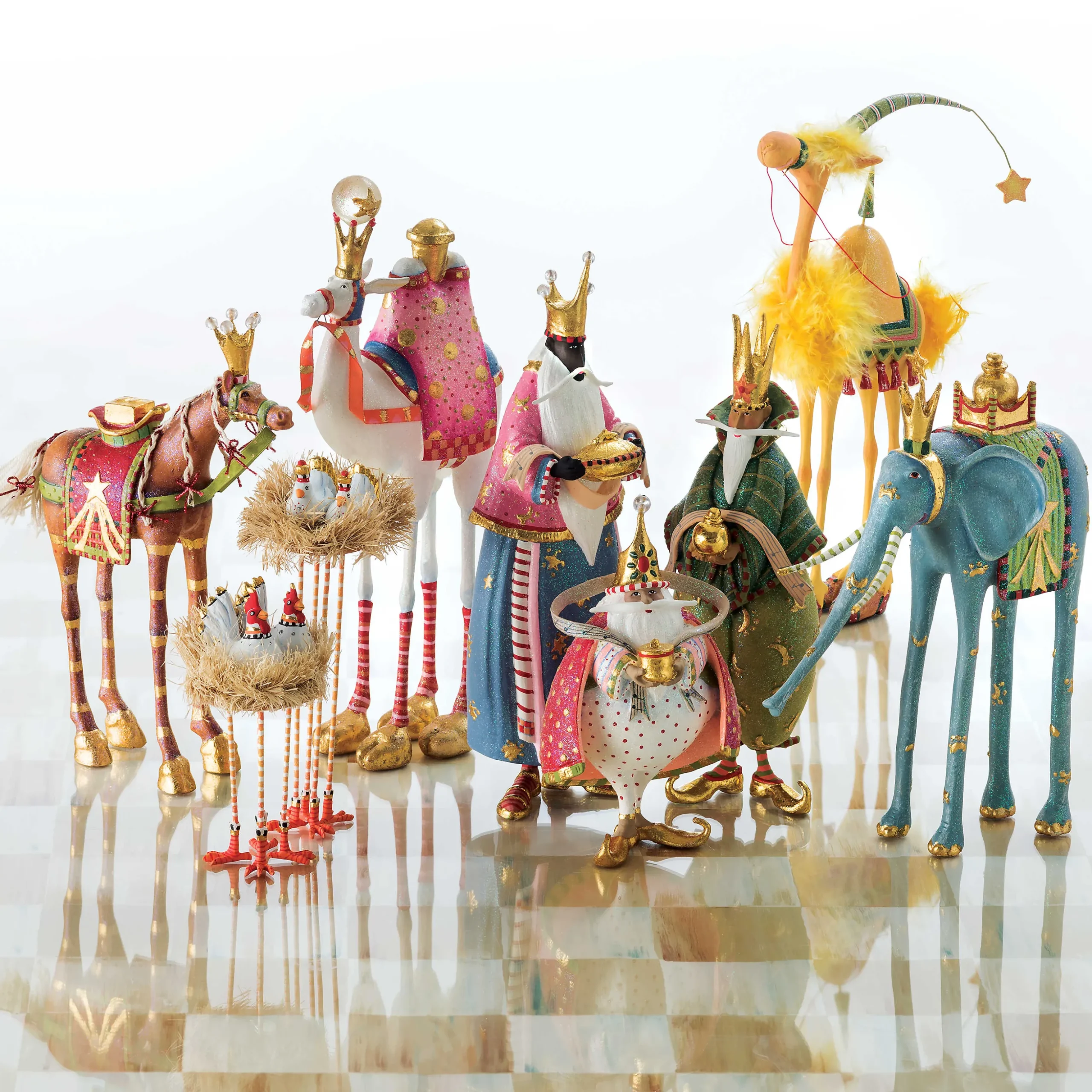 Patience Brewster Nativity World Magi Figures