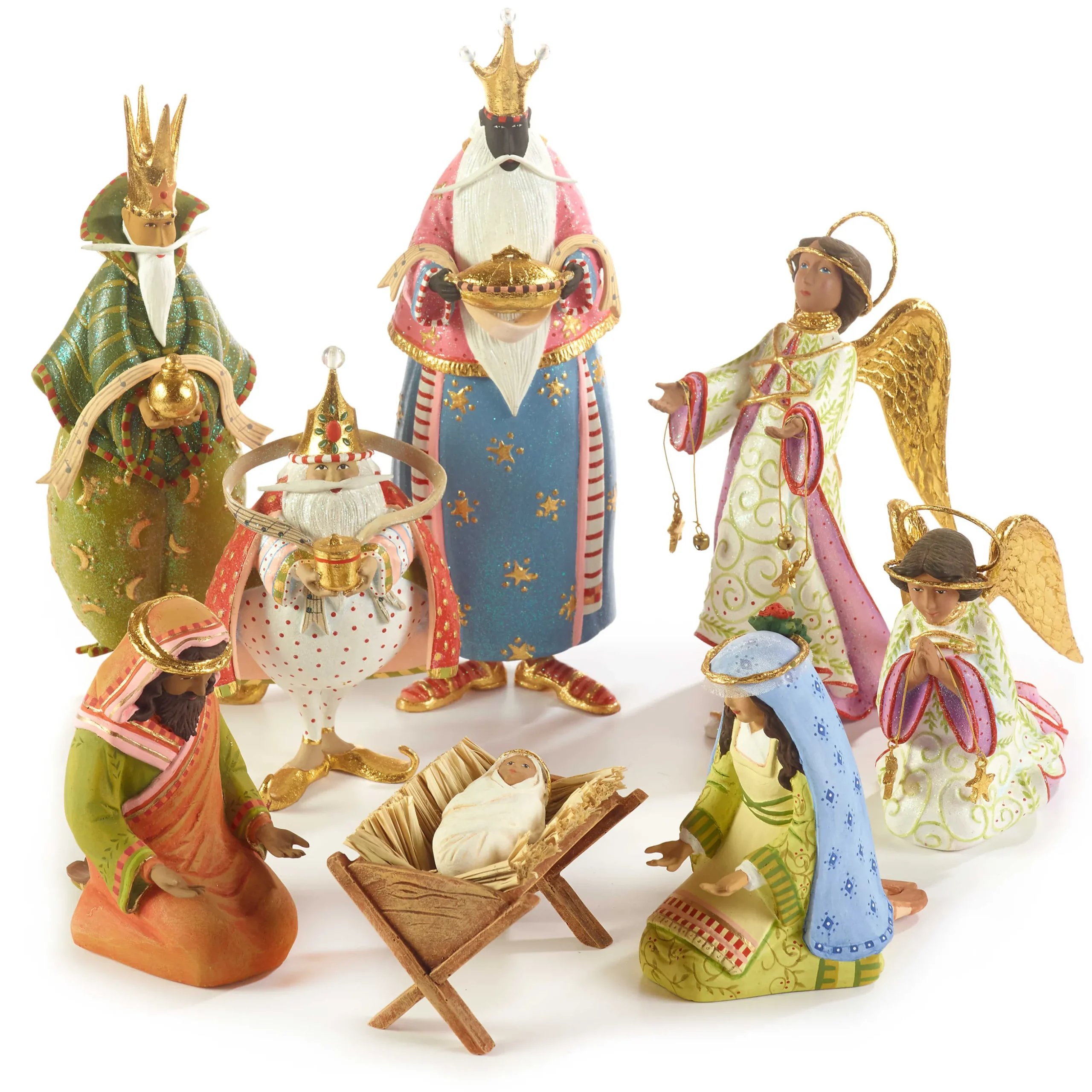 Patience Brewster Nativity World Magi Figures