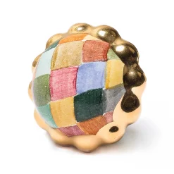Petit Four Round Knob - Harlequin