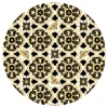 Queen Bee Indoor/ Outdoor Rug - 6' Round