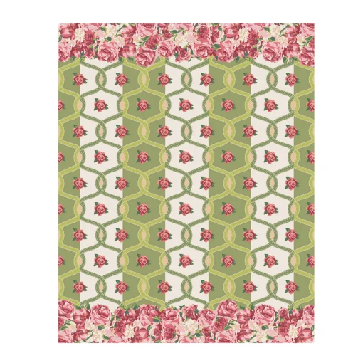 Really Rosy Rug - 8' X 10'