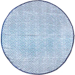90" Round Royal Check Tablecloth