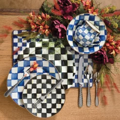 Royal Check Cork Back Placemats - Set Of 4