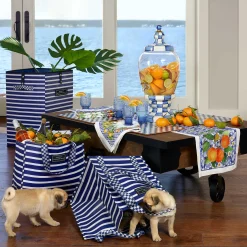 Royal Check Enamel Beverage Hostess