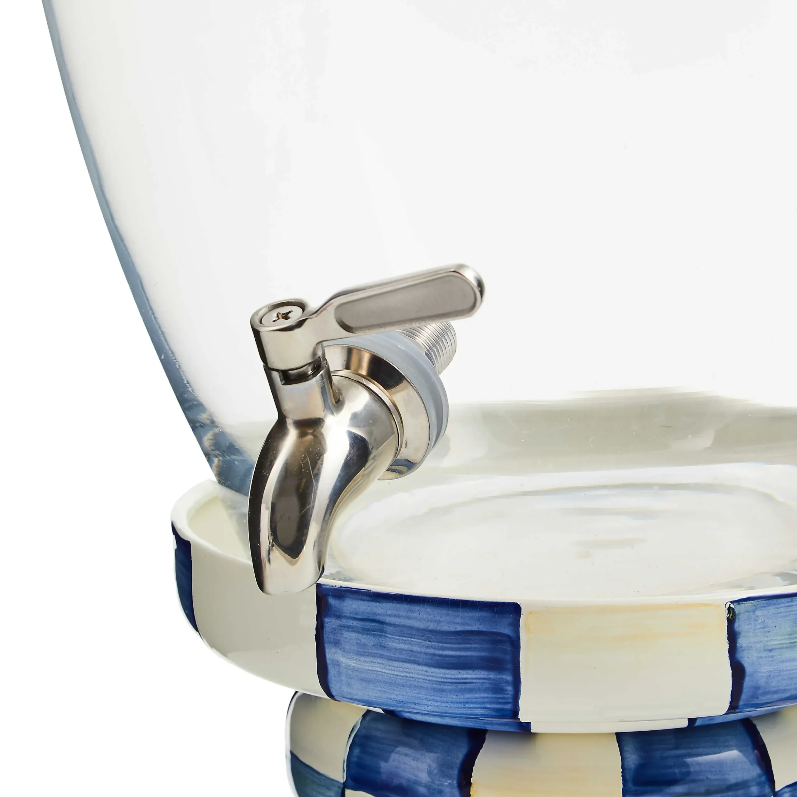 Royal Check Enamel Beverage Hostess