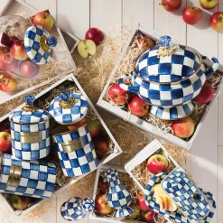 Royal Check Enamel Butter Box