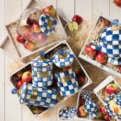 Royal Check Enamel Canister - Large