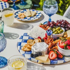 Royal Check Enamel Cheese Course